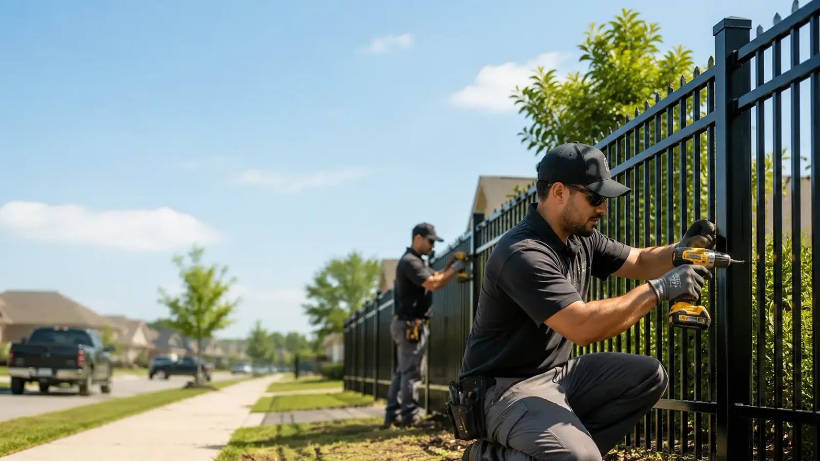 Metal Fence Installation in Belcher, LA